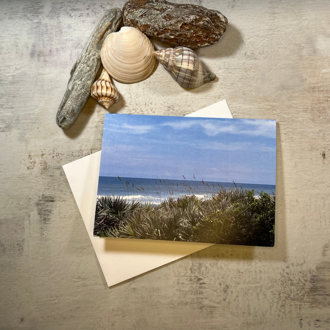 Photo Card - Blank Inside - Flagler Beach - 4.5" x 6.25"