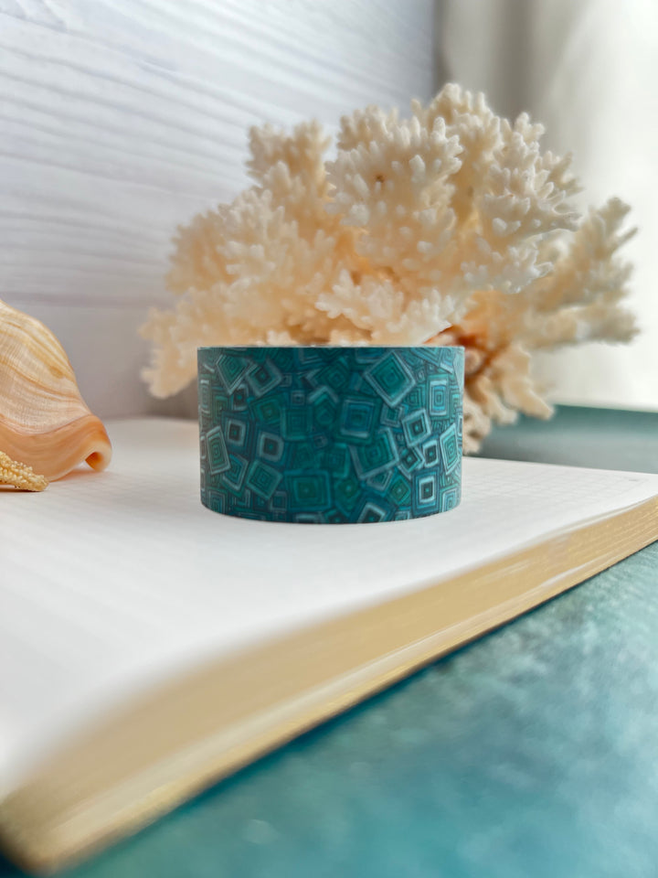 Washi Tape Tossed Squares| Hand-Drawn Geometric Pattern | Seamless Fabric Design | Decorative Journal Tape | Kanna Art Studios