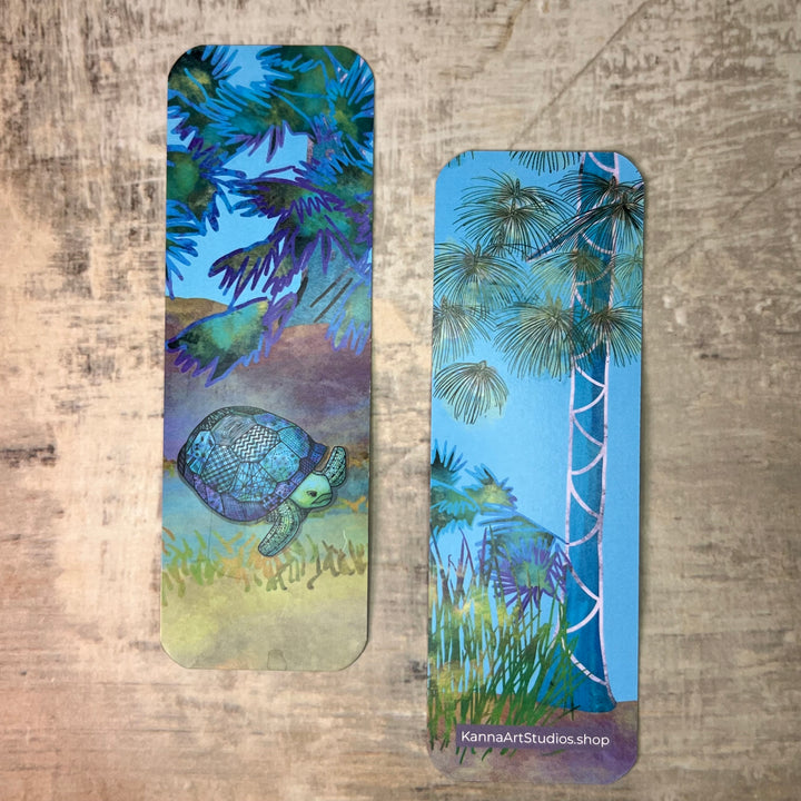 Gopher Tortoise | Bookmark 2x6 | Gopher Tortoise Bookmark | Gopher Tortoise Book Mark for Readers, Students, Ocean Lovers Gift