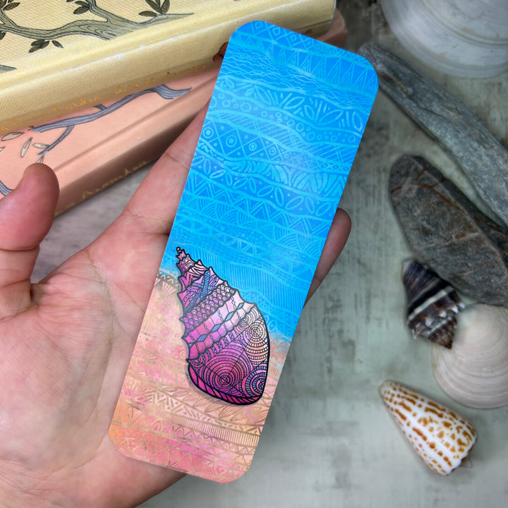 Conch | Bookmark 2x6 | Conch Bookmark | Conch Book Mark for Readers, Students, Ocean Lovers Gift