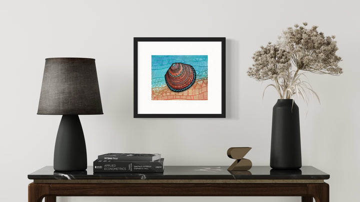 Buttercup Lucine | Art Print 8 x 10 | Colorful Ocean Wall Art | Buttercup Lucine Illustration, Coastal Beach Decor