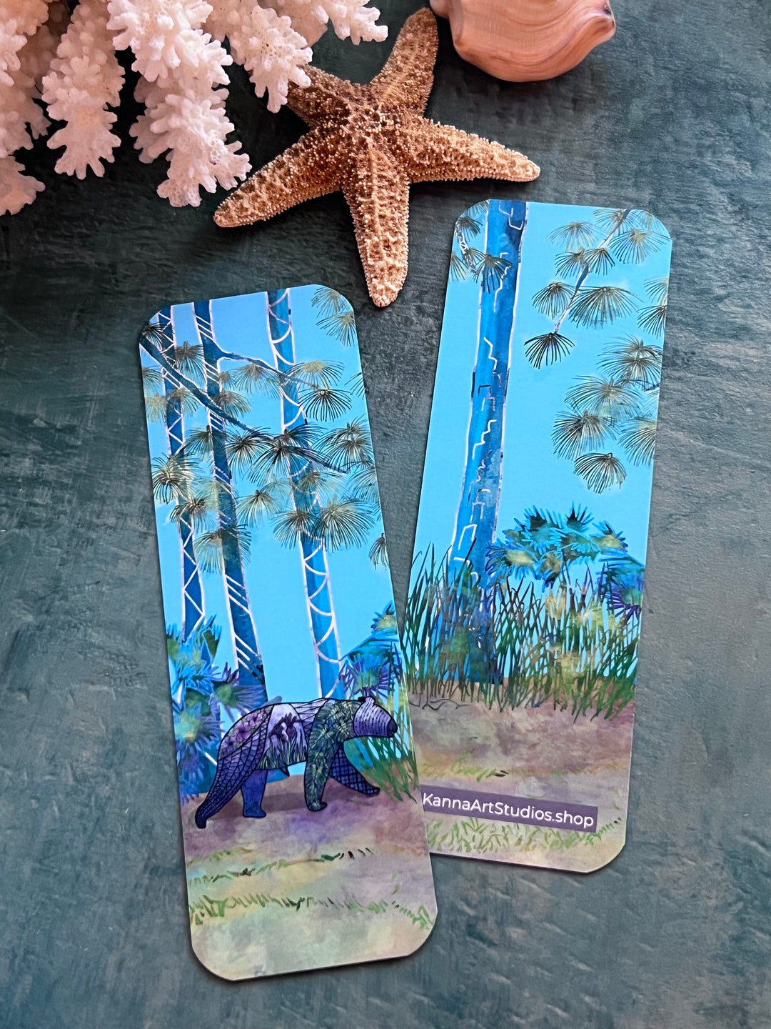 Bear | Bookmark 2x6 | Bear Bookmark | Bear Bookmark for Readers, Students, Ocean Lovers Gift