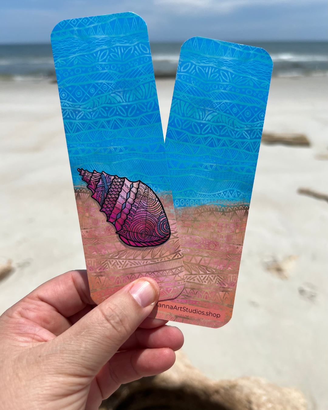 Conch | Bookmark 2x6 | Conch Bookmark | Conch Book Mark for Readers, Students, Ocean Lovers Gift