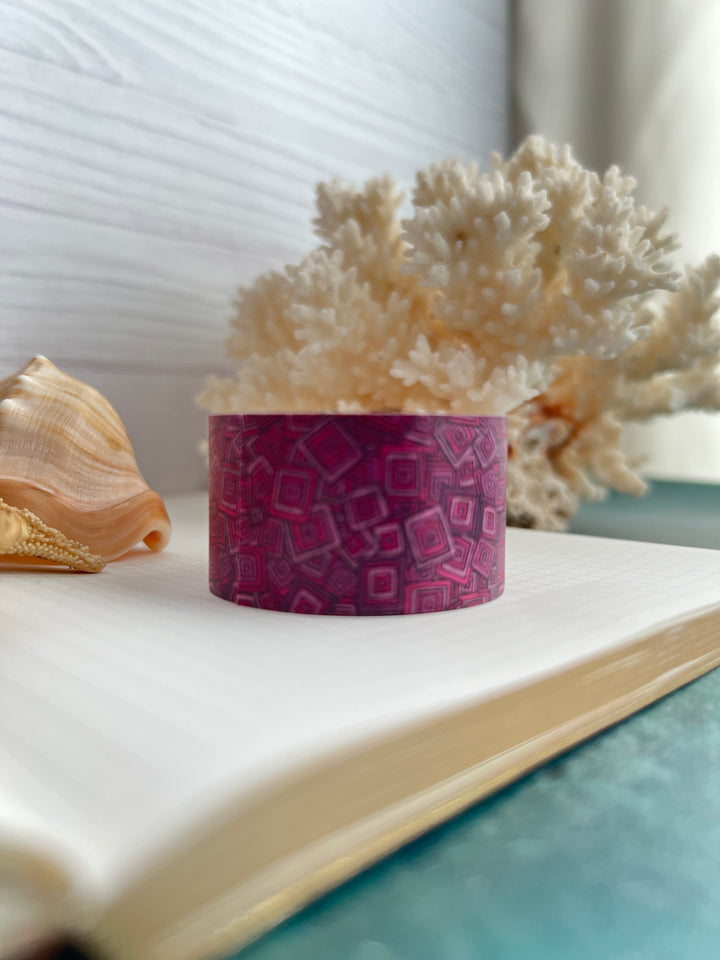 Washi Tape Tossed Squares| Hand-Drawn Geometric Pattern | Seamless Fabric Design | Decorative Journal Tape | Kanna Art Studios
