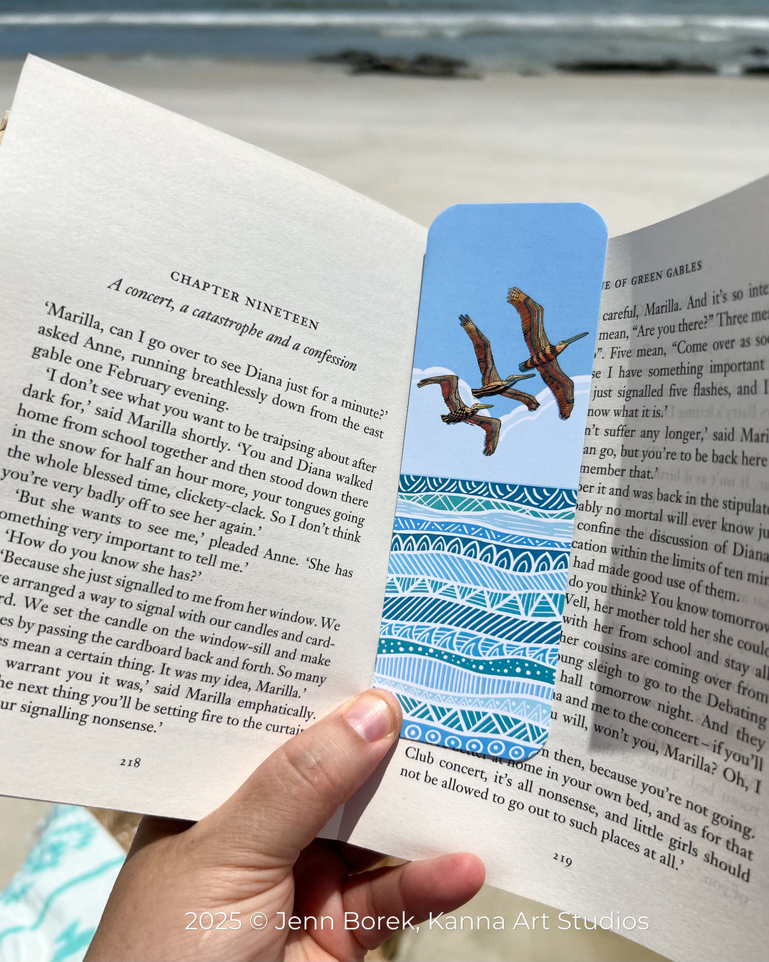 Pelican Squadron Bookmark 2x6 | Pelican Squadron Bookmark | Pelican Squadron Book Mark for Readers, Students, Ocean Lovers Gift