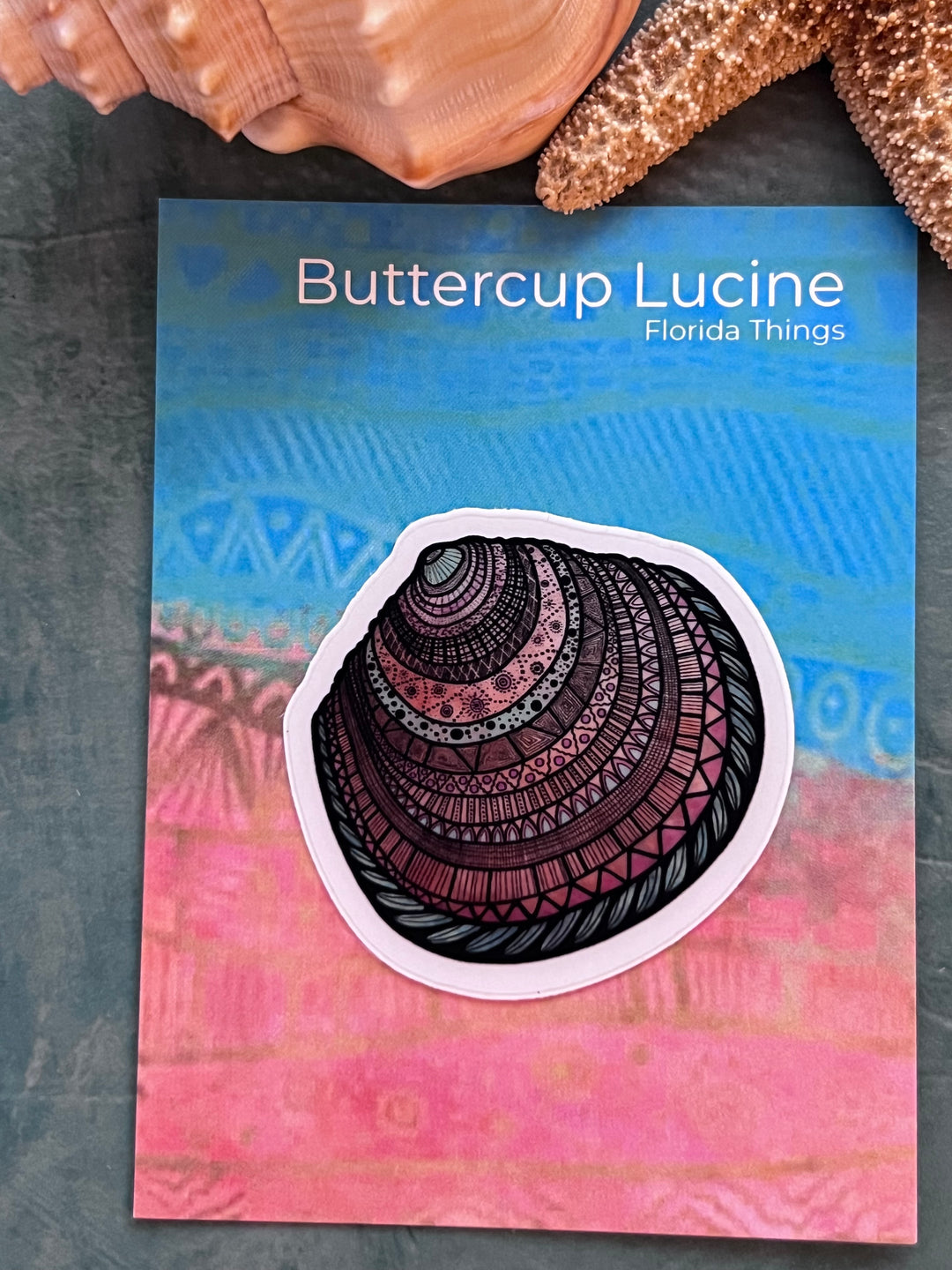 Buttercup Lucine | Stickers 2" or 3" | Buttercup Lucine Vinyl Sticker | Clear, Buttercup Lucine Decal for Laptop, Water Bottle, Journal, Gift for Ocean Lovers