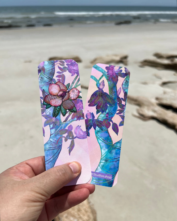 Magnolia 1 | Bookmark 2x6 | Magnolia 1 Bookmark | Magnolia 1 Book Mark for Readers, Students