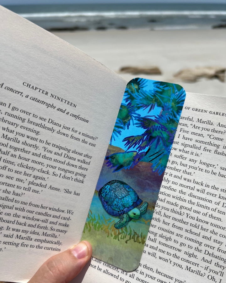 Gopher Tortoise | Bookmark 2x6 | Gopher Tortoise Bookmark | Gopher Tortoise Book Mark for Readers, Students, Ocean Lovers Gift