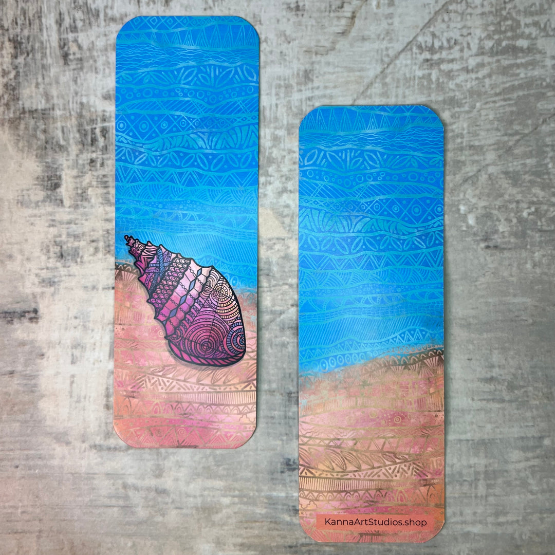 Conch | Bookmark 2x6 | Conch Bookmark | Conch Book Mark for Readers, Students, Ocean Lovers Gift