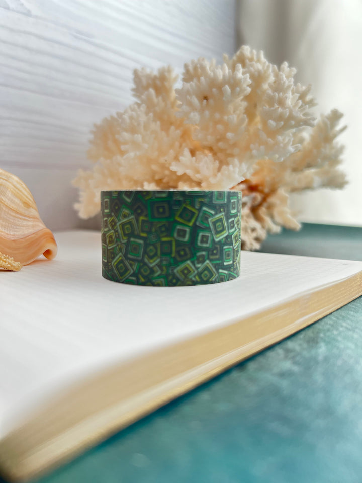 Washi Tape Tossed Squares| Hand-Drawn Geometric Pattern | Seamless Fabric Design | Decorative Journal Tape | Kanna Art Studios