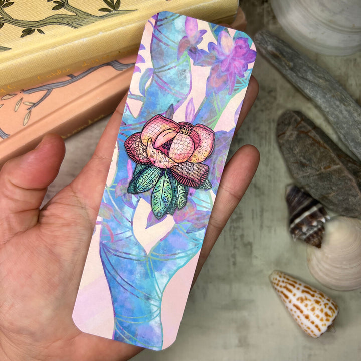 Bookmark - Magnolla 2 - Orange, Pink - 2x6"