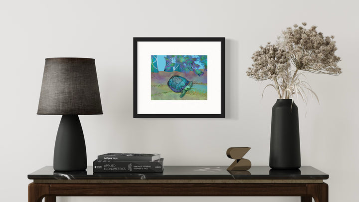 Gopher Tortoise | Art Print 8 x 10 | Gopher Tortoise Wall Art | Gopher Tortoise Illustration, Coastal Beach Decor