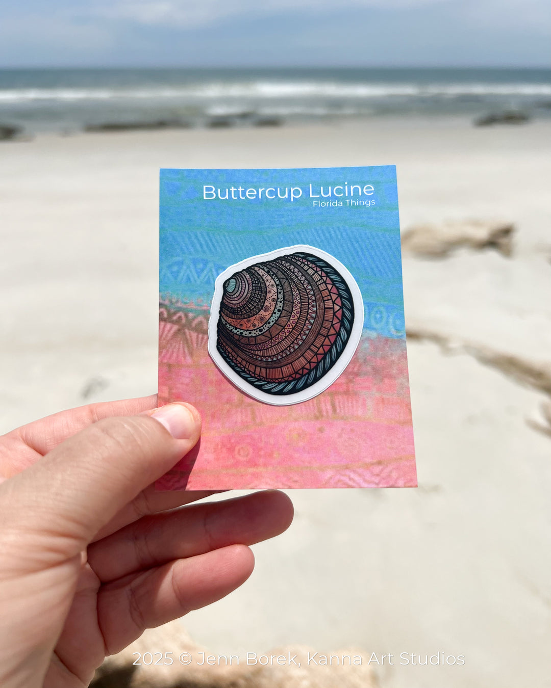 Buttercup Lucine | Stickers 2" or 3" | Buttercup Lucine Vinyl Sticker | Clear, Buttercup Lucine Decal for Laptop, Water Bottle, Journal, Gift for Ocean Lovers