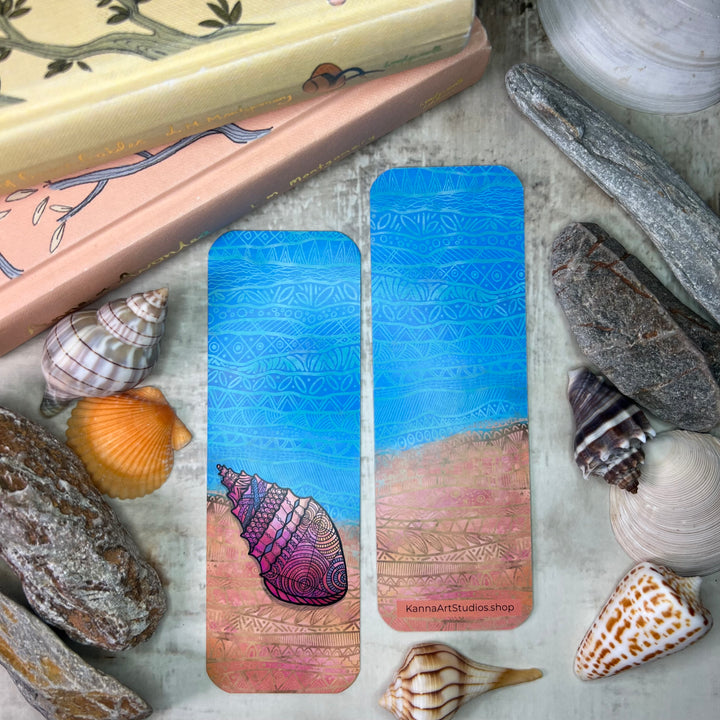 Conch | Bookmark 2x6 | Conch Bookmark | Conch Book Mark for Readers, Students, Ocean Lovers Gift